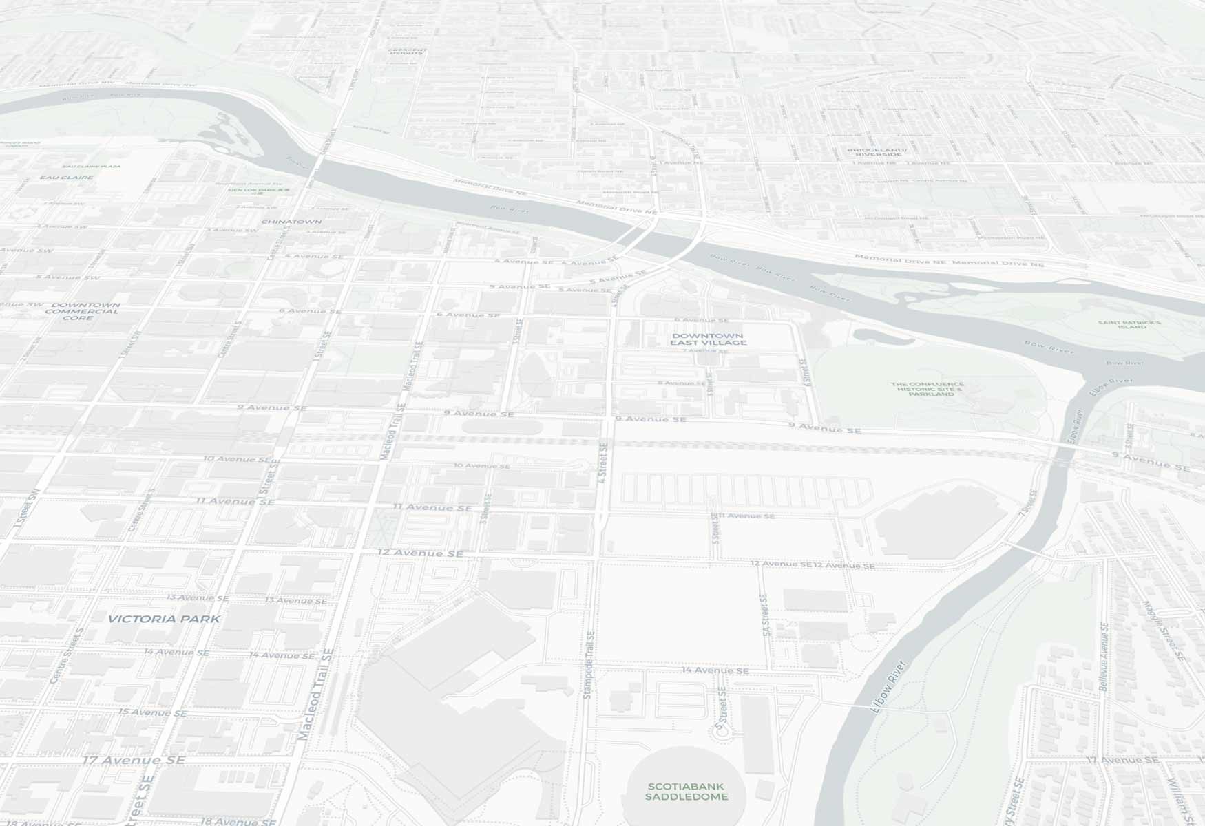 Map of Calgary
